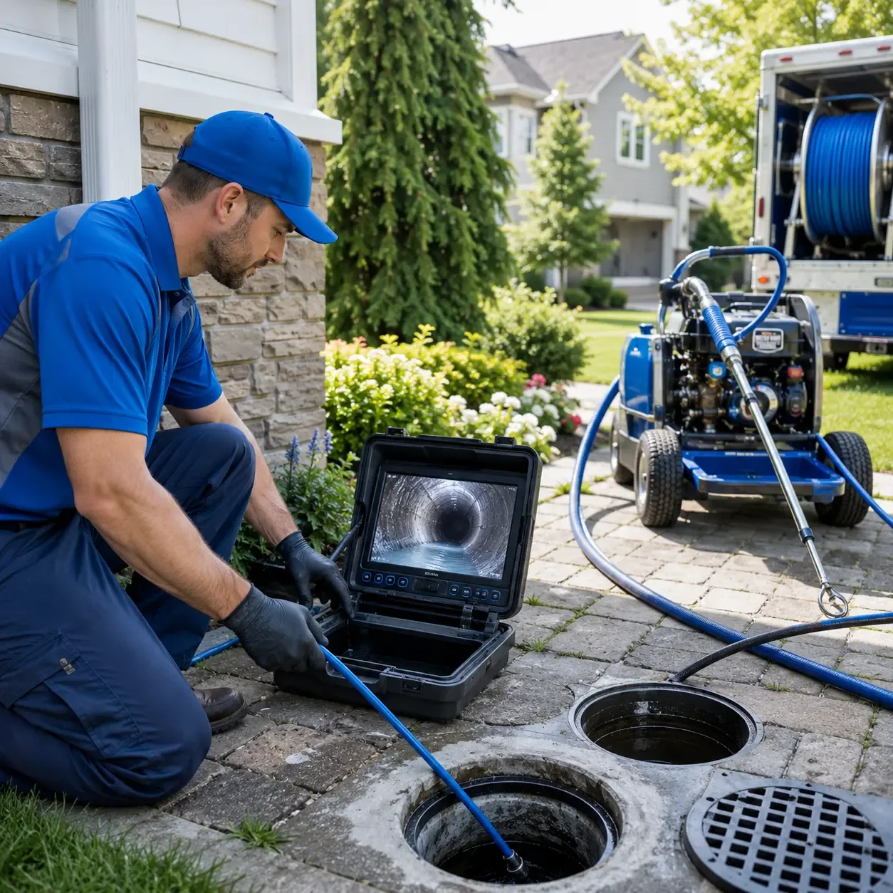 Outdoor drain cleaning professionals serving Evansdale, IA