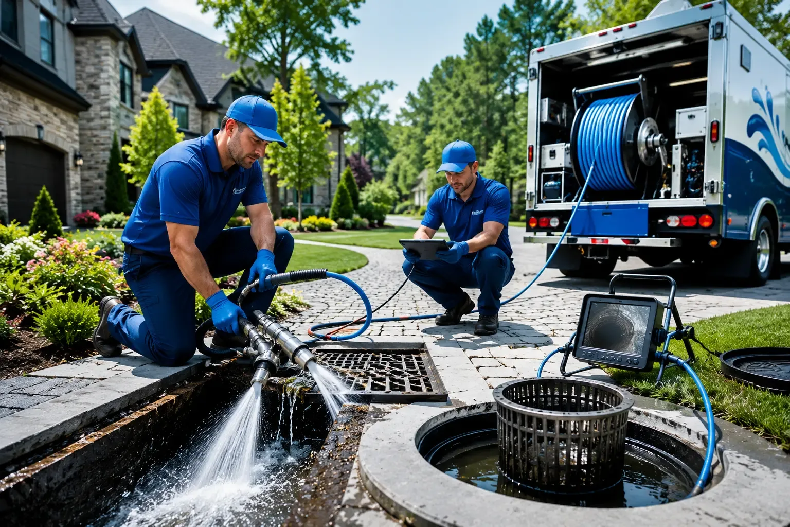 Local outdoor drain cleaning professionals in Evansdale, IA